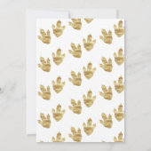 Invitation Dinosaure, garçon d'anniversaire sauvage (Dos)