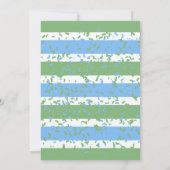 Invitation Dinosaure Giant Anniversaire Gâteau Cute Aquarelle (Dos)