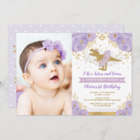 Dinosaure Or Lavande T Rex Fille Photo Anniversair