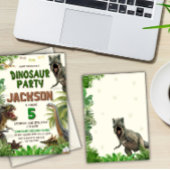 Invitation Dinosaure P