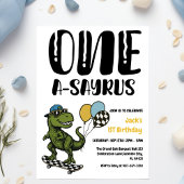 Invitation Dinosaure Premier Anniversaire, Skateboard Dinos 1
