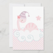 Invitation Dinosaure Rose (Devant)