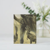 Invitation Dinosaures vintages, fête d'anniversaire de Brachi (Debout devant)