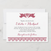 Invitation d'Inséparables personnalisés (Devant)