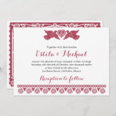 Invitation d'Inséparables personnalisés (Devant / Derrière)