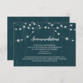 Invitation d'insertion d'un Mariage d'arbre rustiq (Devant / Derrière)