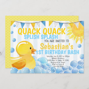 Invitation d'invitation à la fête d'anniversaire d