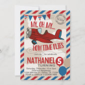 Invitation d'invitation à la fête d'anniversaire d (Devant)