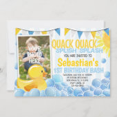 Invitation d'invitation à la fête d'anniversaire d (Devant)