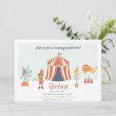 invitation D'INVITATION ANNIVERSAIRE DE ENFANT DU  (Debout devant)