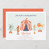 invitation D'INVITATION ANNIVERSAIRE DE ENFANT DU  (Devant / Derrière)