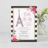 Invitation d'invitation d'anniversaire de (Debout devant)