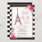 Invitation d'invitation d'anniversaire de (Devant / Derrière)