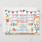 Invitation d'invitation de baby shower d'animal de (Devant)