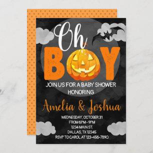 Invitation d'invitation de baby shower de