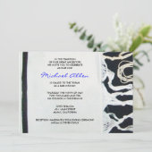 Invitation d'invitation de bat mitzvah de barre de (Debout devant)