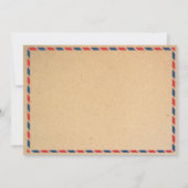 Invitation d'invitation de courrier de courrier de (Dos)