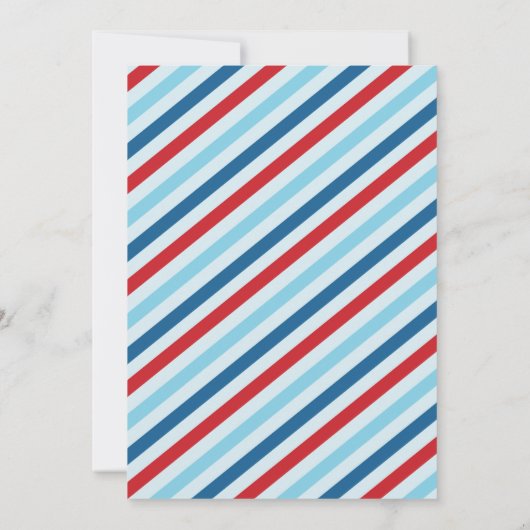 Invitation d'invitation de fête d'anniversaire de  (Dos)