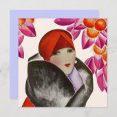 INVITATION D'INVITATION DE FÊTE D'ANNIVERSAIRE DE (Devant / Derrière)