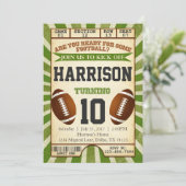 Invitation d'invitation de fête d'anniversaire de (Debout devant)