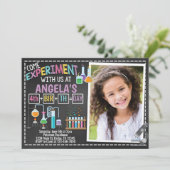 Invitation d'invitation de fête d'anniversaire de (Debout devant)