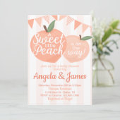 Invitation d'invitation pour petits Baby showers s (Debout devant)