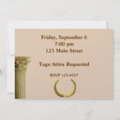 Invitation Dionysos et Vénus (Dos)