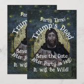 Invitation Dioxide Trump Releases Baltimore Crab Cakes War (Devant / Derrière)