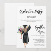 Invitation Diplôme (Devant / Derrière)