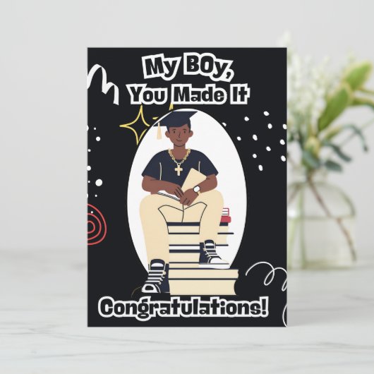 Invitation Diplôme (Debout devant)