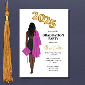 Invitation Diplôme afro-américain