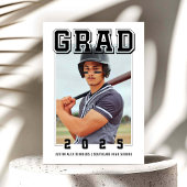 Invitation Diplômé audacieux Moderne