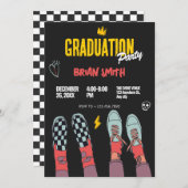 Invitation Diplôme basket de la mode (Devant / Derrière)