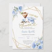 Invitation Diplôme Blue Tini un peu plus intelligent Espresso (Devant)