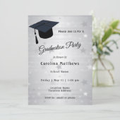 Invitation Diplômé Cap Silver Stars (Debout devant)