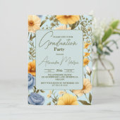 Invitation diplôme chic Boho (Debout devant)