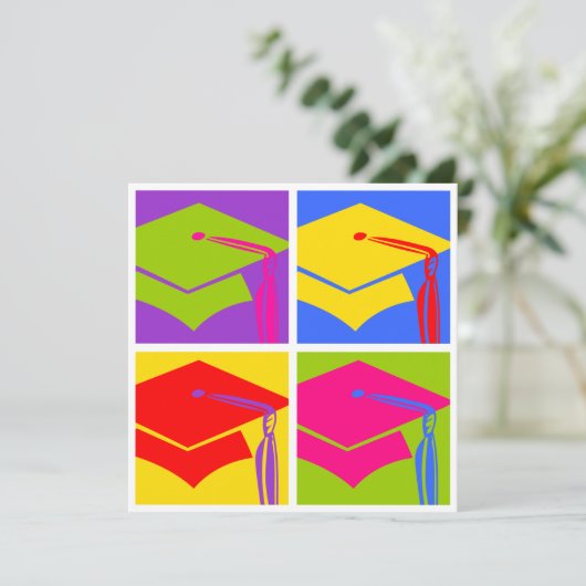 Invitation Diplômé d'art de bruit (Debout devant)