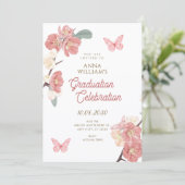 Invitation Diplôme de branche florale (Debout devant)