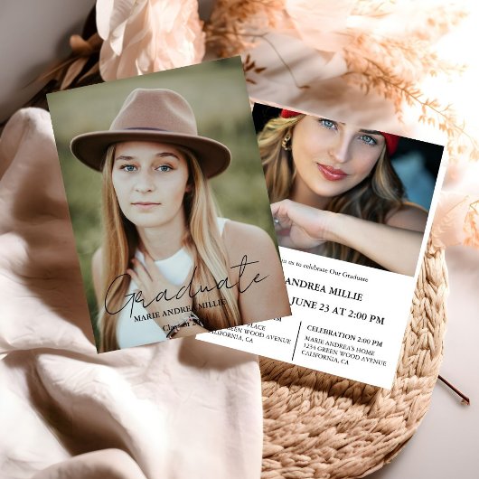 Invitation Diplôme de Calligraphie Moderne