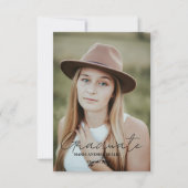 Invitation Diplôme de Calligraphie Moderne (Devant)