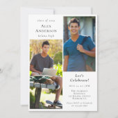 Invitation Diplôme de Calligraphie Multi Photo Diplôme (Devant)