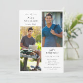 Invitation Diplôme de Calligraphie Multi Photo Diplôme (Debout devant)