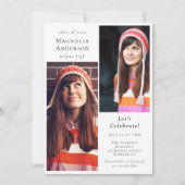 Invitation Diplôme de Calligraphie Multi Photo Diplôme (Devant)