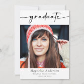 Invitation Diplôme de Calligraphie Multi Photo Diplôme (Dos)