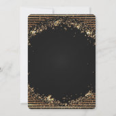 Invitation Diplôme de Casquette de grade, Cooper Stripes Grad (Dos)