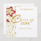 Invitation Diplôme de classe (Devant / Derrière)