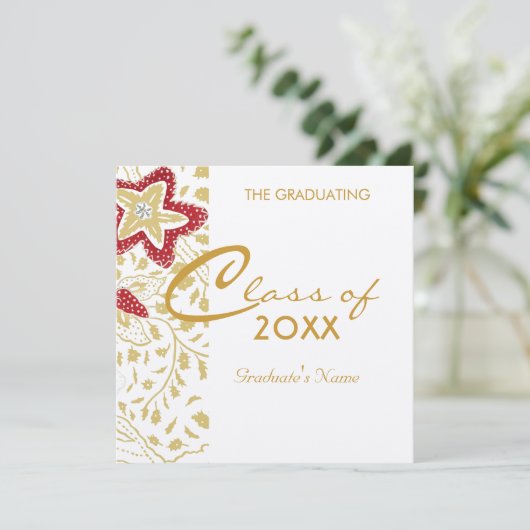 Invitation Diplôme de classe (Debout devant)