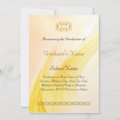 Invitation Diplôme de classe (Dos)