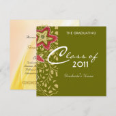 Invitation Diplôme de classe (Devant / Derrière)