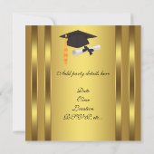 Invitation Diplôme de diplôme de fin d'études (Dos)